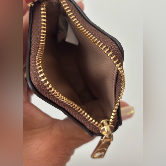 Coach NWT Signature Print Star Keychain/Bag Charm Coin Pouch - Picture 4 of 4